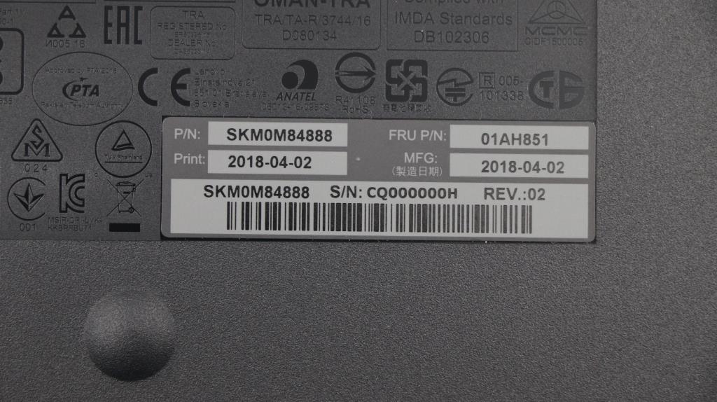 Lenovo Kybmouse Primax Rfbu71 24G Bk - 01AH851