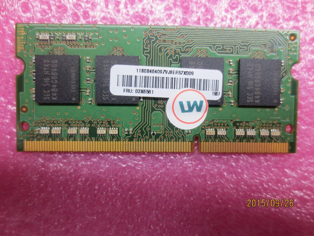 Lenovo 4GB DDR3 1600MHz SODIMM Memory - 0B46388