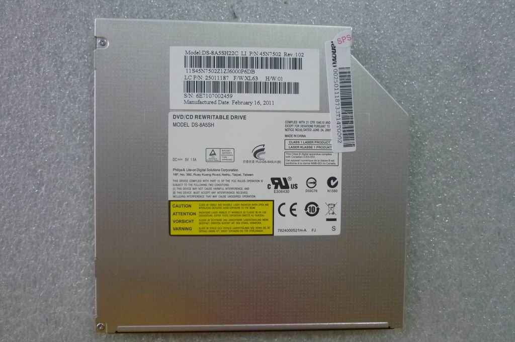 Lenovo Rambo Odd Plds Ds-8A5S Tray - 25011187