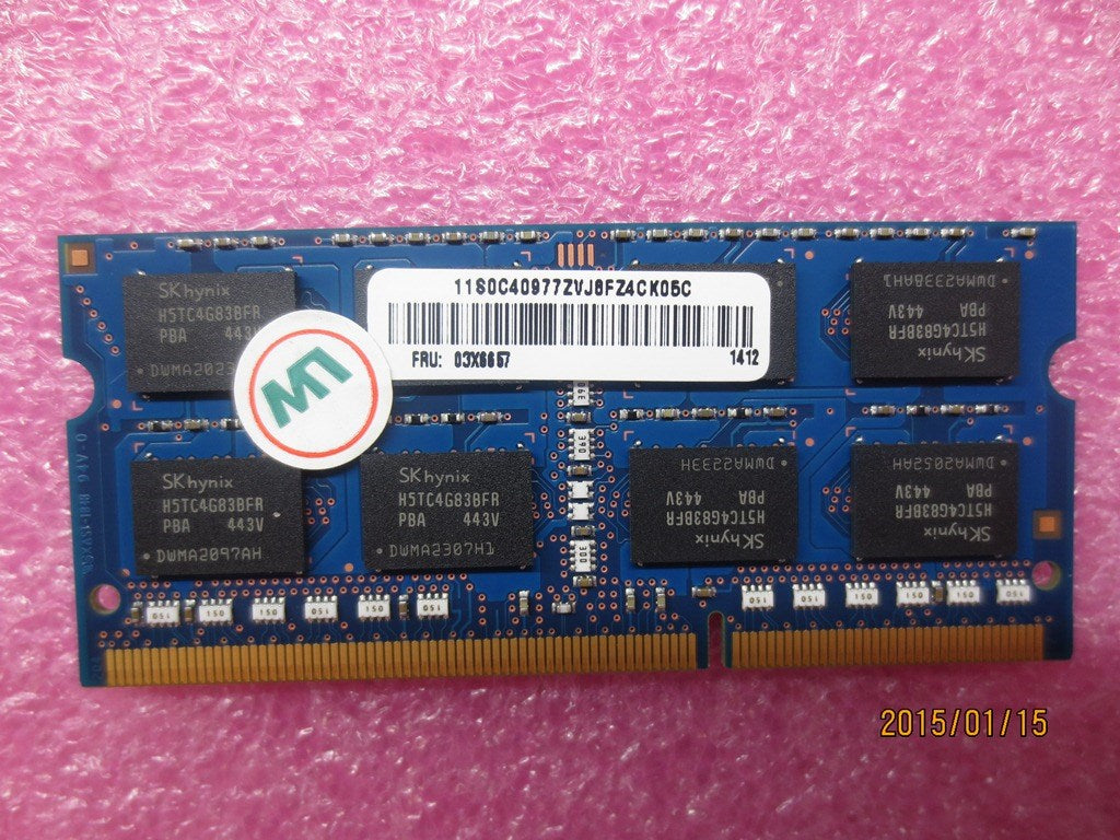 Lenovo 8GB Memory, DDR3L, 1600MHz, SODIMM - 0C40974