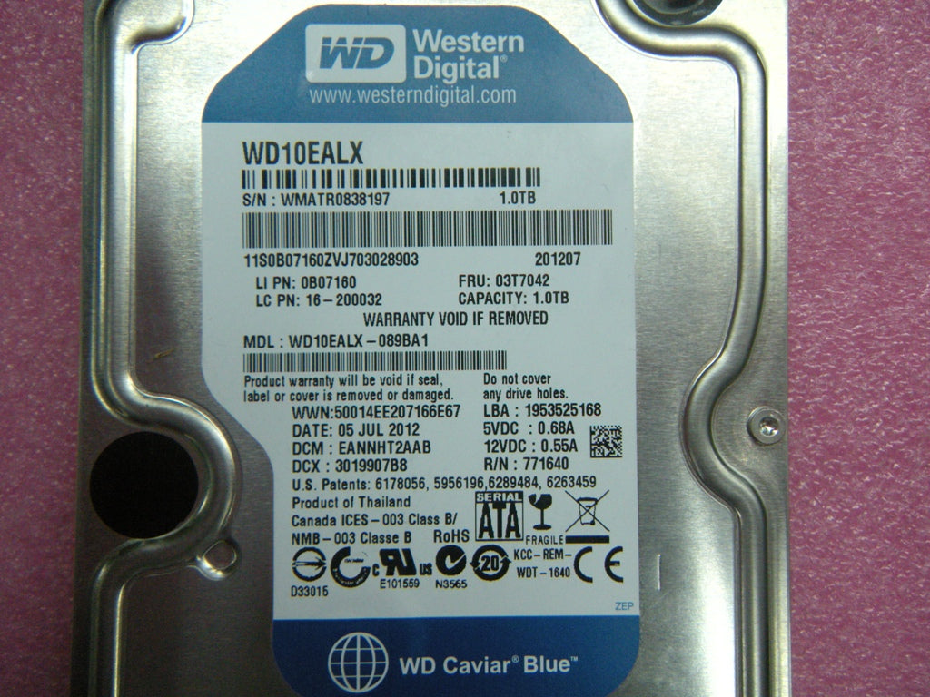 Lenovo Hard Drive - 03T7042