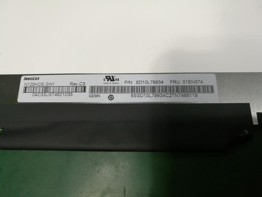 Lenovo 12.5" FHD Non-Touch Anti-Glare IPS Display 300nits - 01EN374