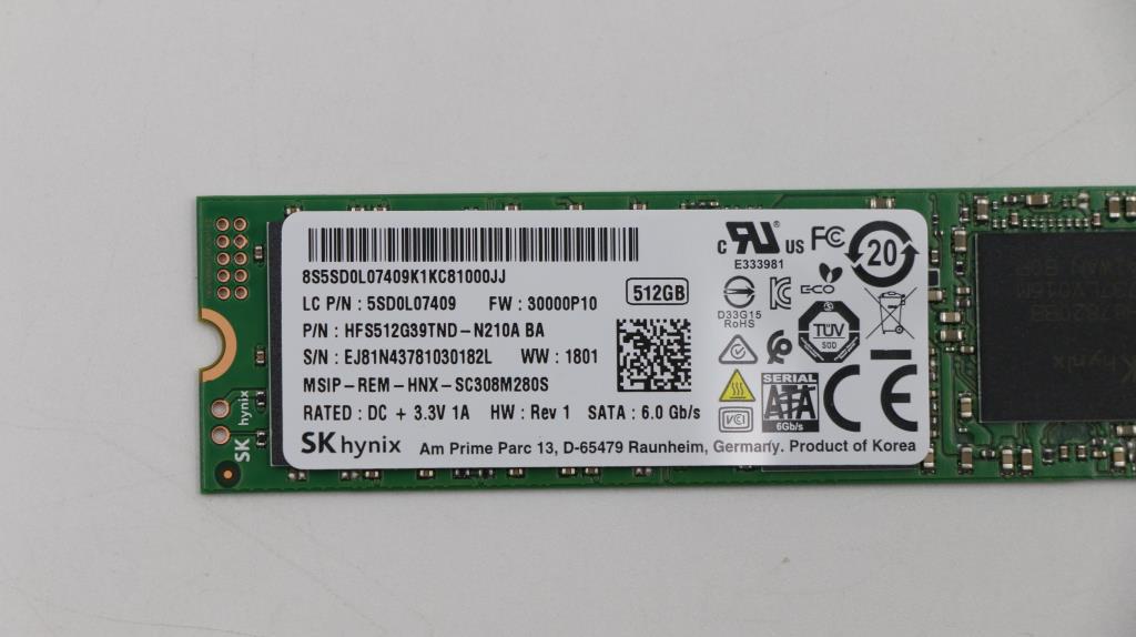 Lenovo Hynix Hfs512G39Tnd-N210A - 5SD0L07409