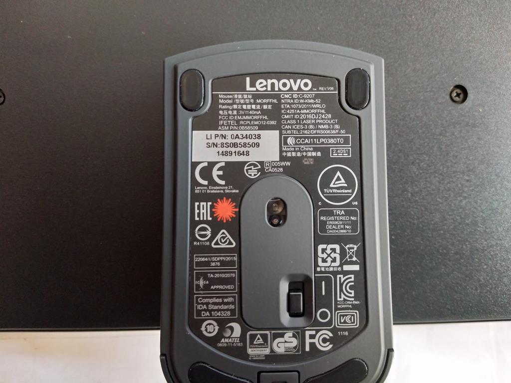 Lenovo Keyboard Mouse,Bg - 03X6226