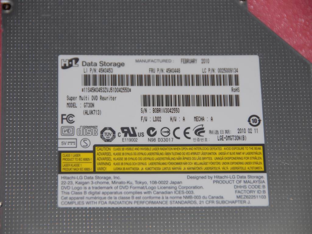 Lenovo Rambo Hlds Gt30N Slim Sata - 25009134