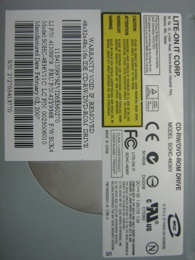 Lenovo Cdrwdvdrom - 42Y9368