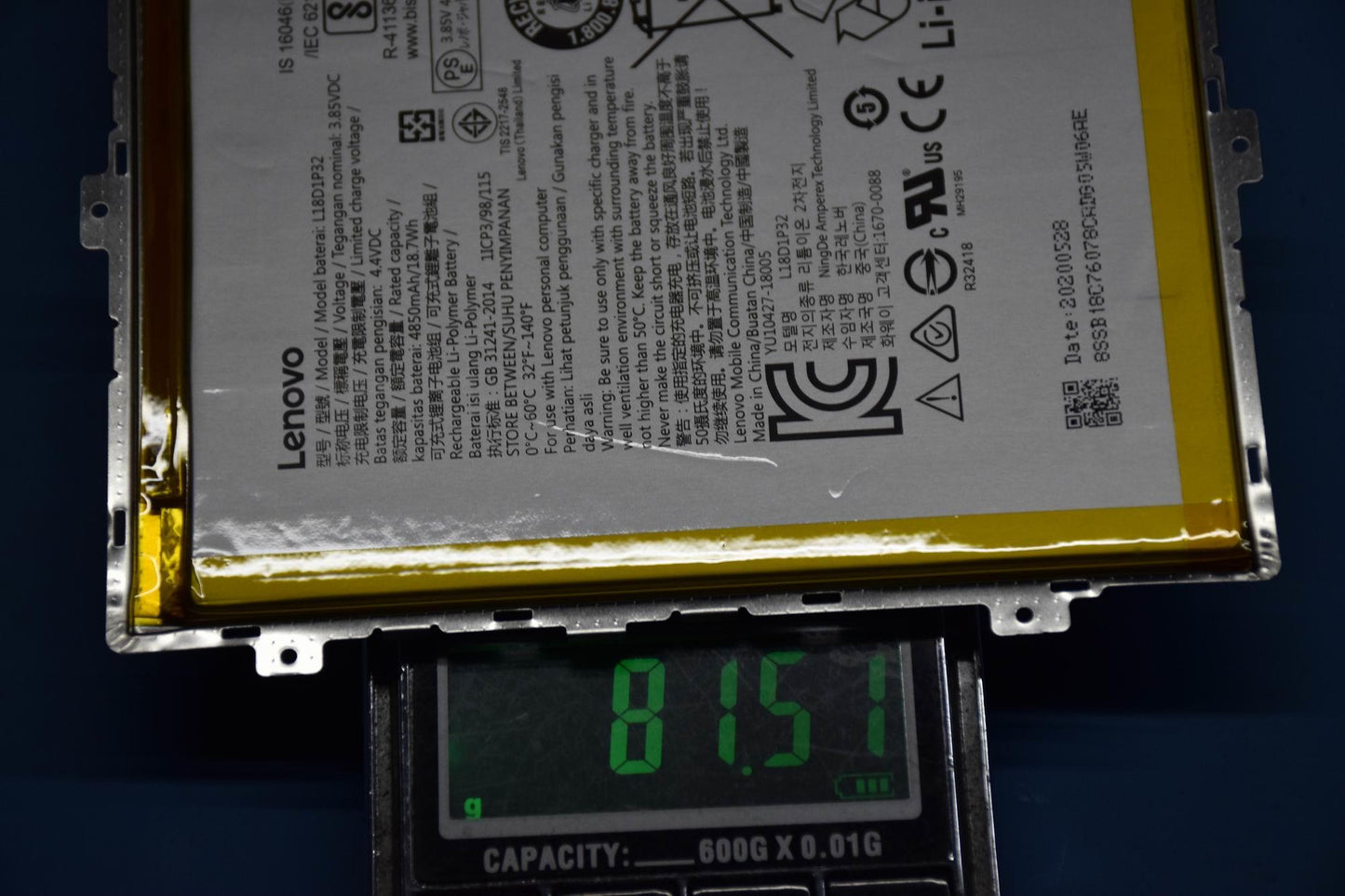 Lenovo Tb-X505X New Bat And*7601Aa000 - 5B18C16633