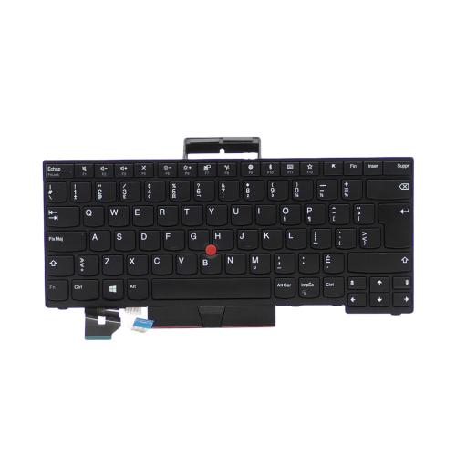 Lenovo Canadian French Keyboard, Black - 01YP482