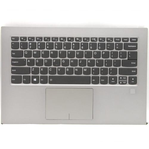 Lenovo C-Cover with Keyboard, USA English, Platinum, Backlight, Fingerprint - 5CB0V05279