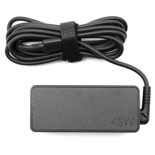 Lenovo 45W USB-C Power Adapter, 2-Prong, Black - 5A10W86249