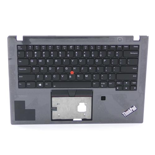 Lenovo C-Cover with Keyboard, USA English, Black, Backlit, Fingerprint - 5M10Z41371