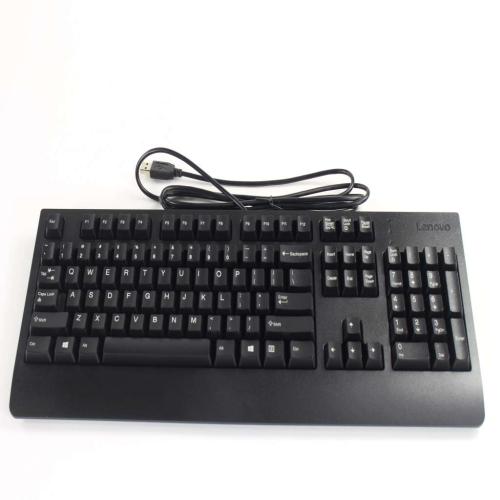 Lenovo External USB Keyboard, USA English Layout, Black, Non-Backlit - 00XH688