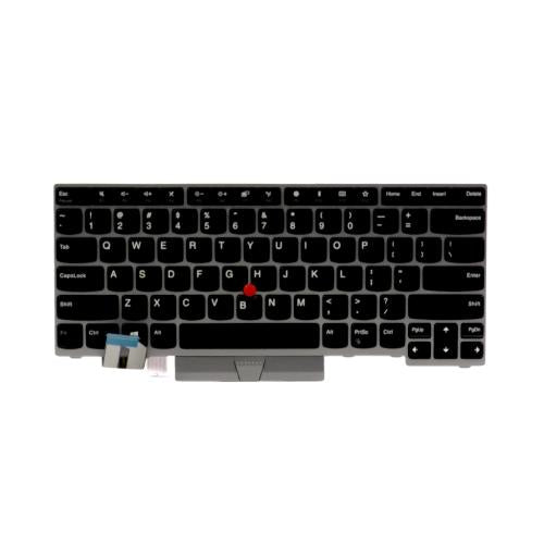 Lenovo Internal Keyboard, English, Silver, Non-Backlit - 01YN380