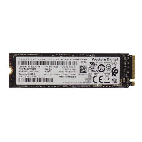 Lenovo 256GB SSD, M.2 2280, PCIe Gen3 x4, OPAL, Western Digital - 5SS0V26411