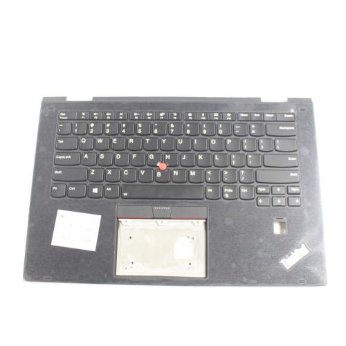 Lenovo C-Cover with Keyboard, USA English, Black, Backlit - 01HY808