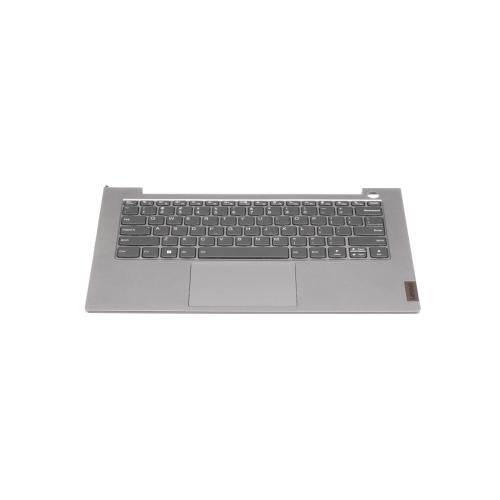 Lenovo C-Cover with Keyboard, USA English, Mineral Grey, Backlit - 5CB1C90485