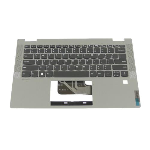 Lenovo C-Cover with Keyboard, USA English, Platinum Grey, Non-Backlit - 5CB0Y85395