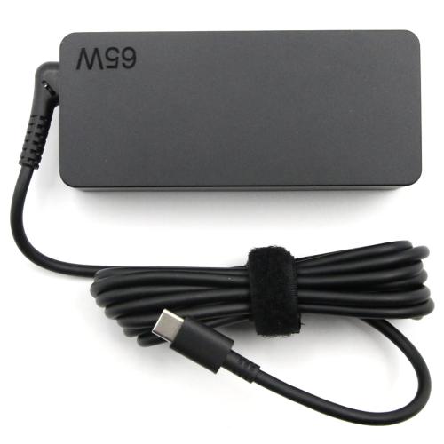 Lenovo 65W Type-C AC Adapter, 3 Prong, Black - 02DL126