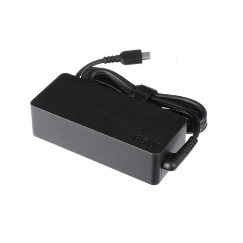 Lenovo 65W Type-C AC Adapter, 3-Prong, Black - 5A10W86302