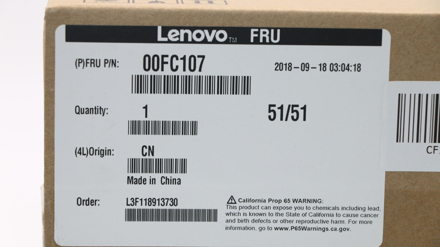 Lenovo 00FC107 Hp Hdd Parts