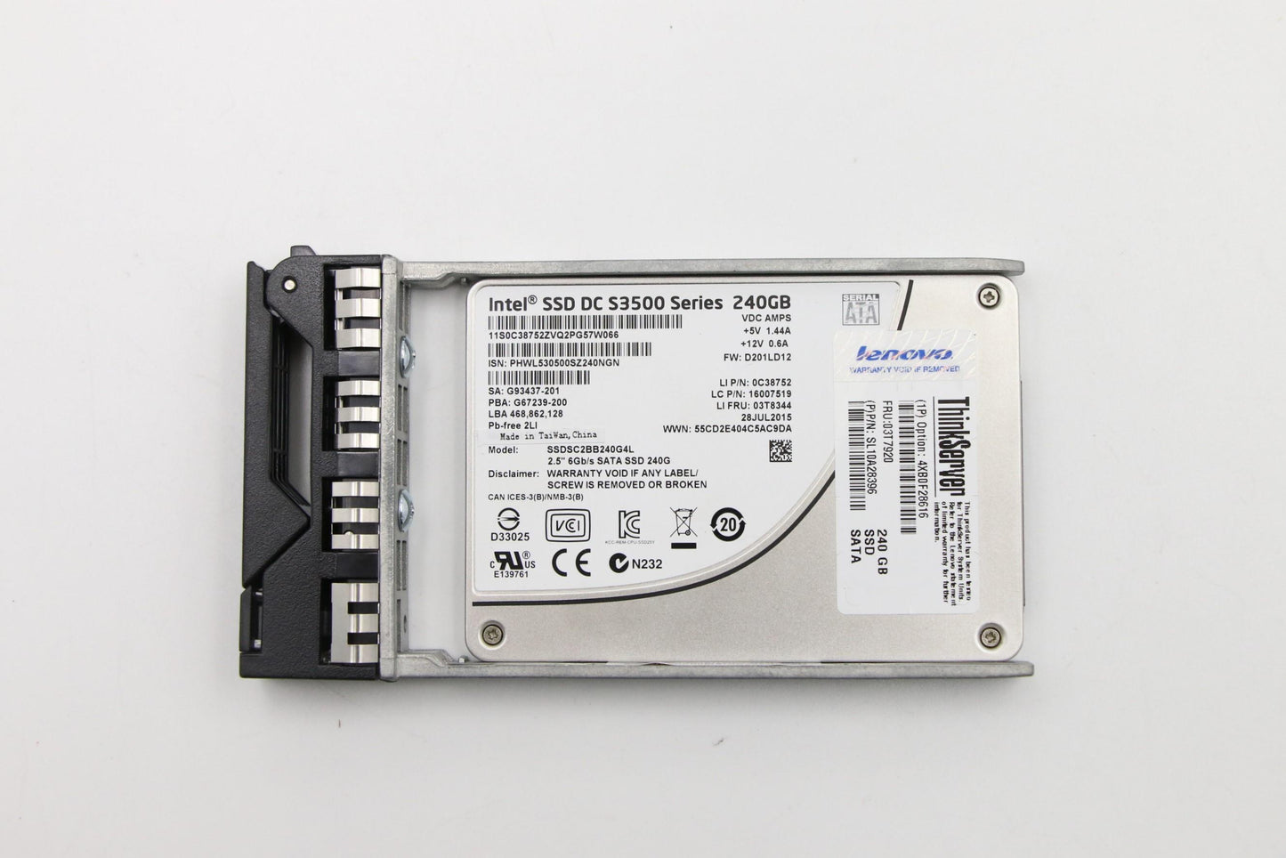 Lenovo Ssd Asm Hs 240Gb 6Gb Sata 2.5 - 00FC394