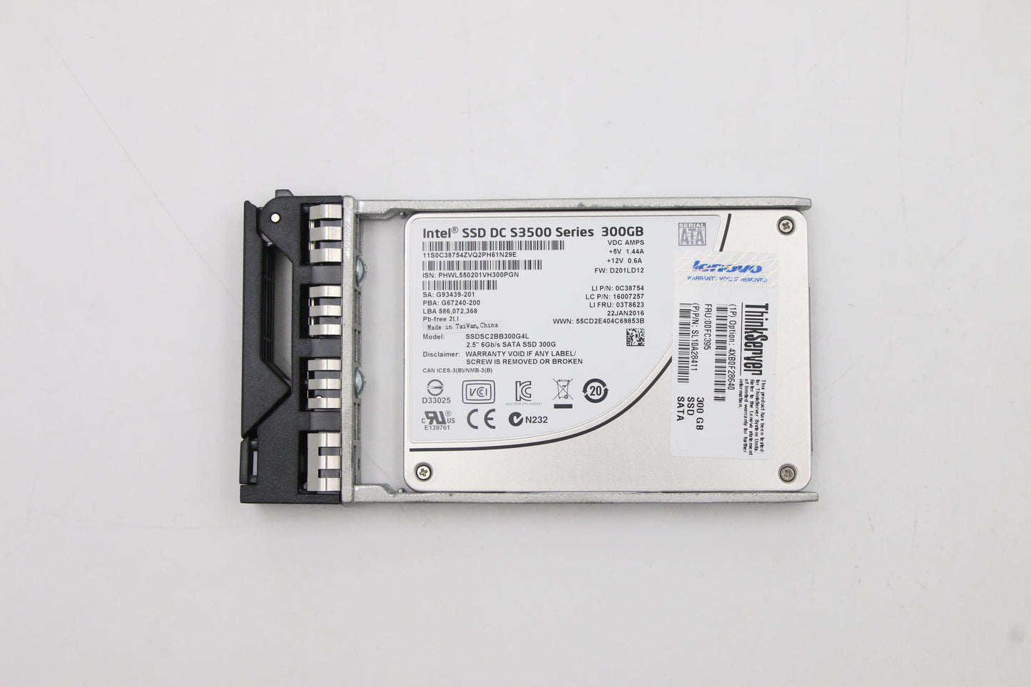 Lenovo Ssd Asm Ssd Hs 300Gb 6Gb Sata - 00FC395