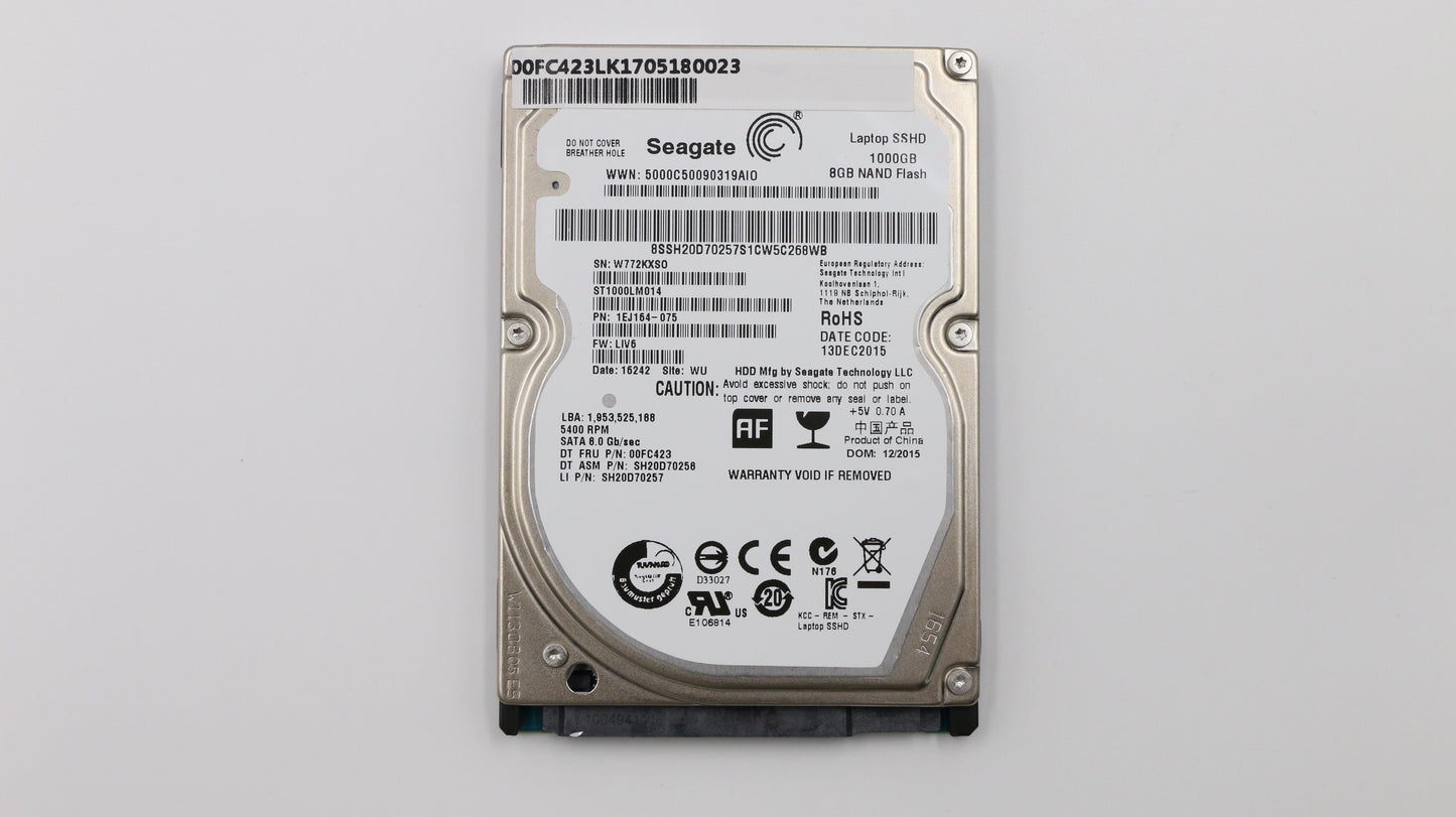 Lenovo 00FC423 1Tb Sshd 5400Rpm 8Gb Nand Flas