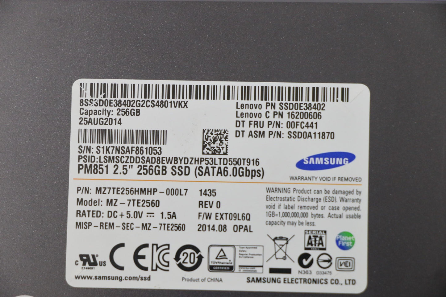 Lenovo 00FC441 Harddrive