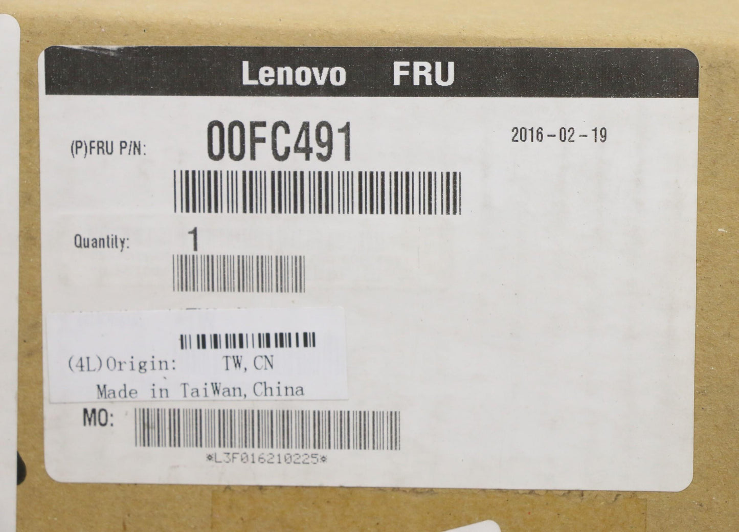 Lenovo Mn Misc Internal - 00FC491