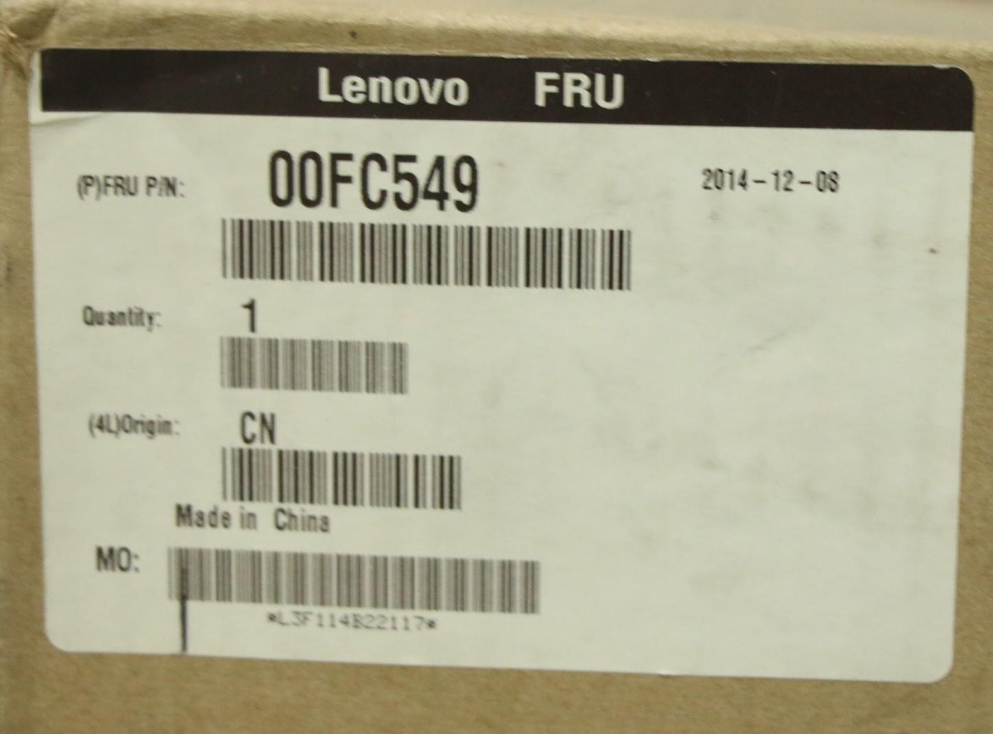 Lenovo Ma Mechanical Assemblies - 00FC549