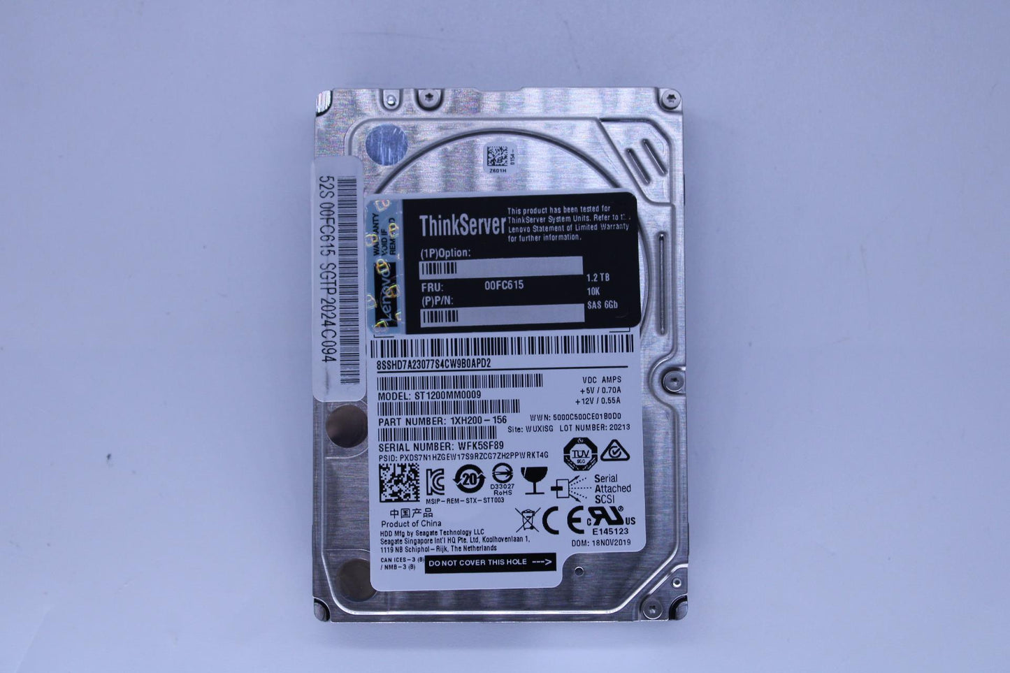 Lenovo Hd Hard Drives - 00FC615
