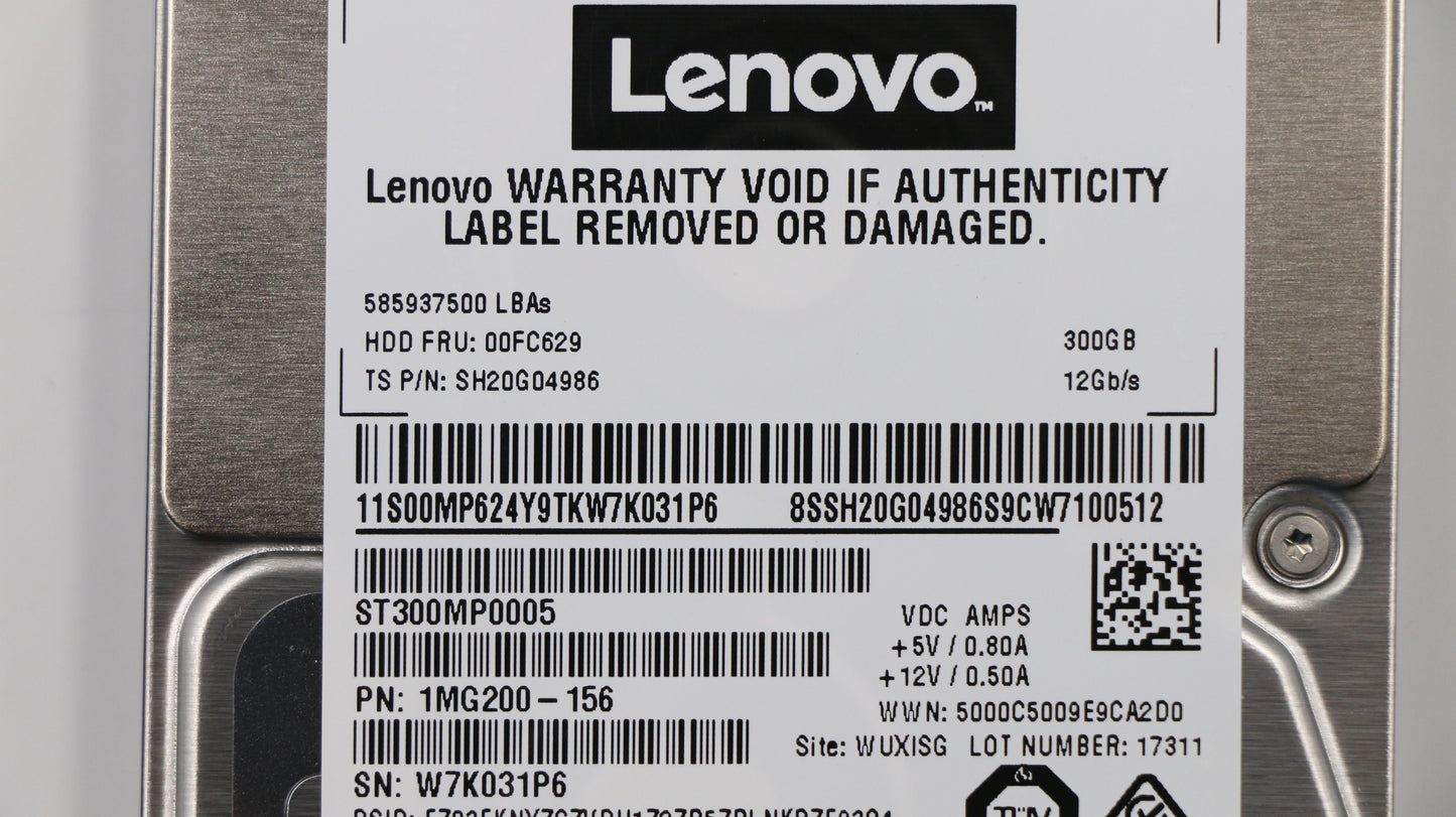 Lenovo 00FC629 Hd Hard Drives