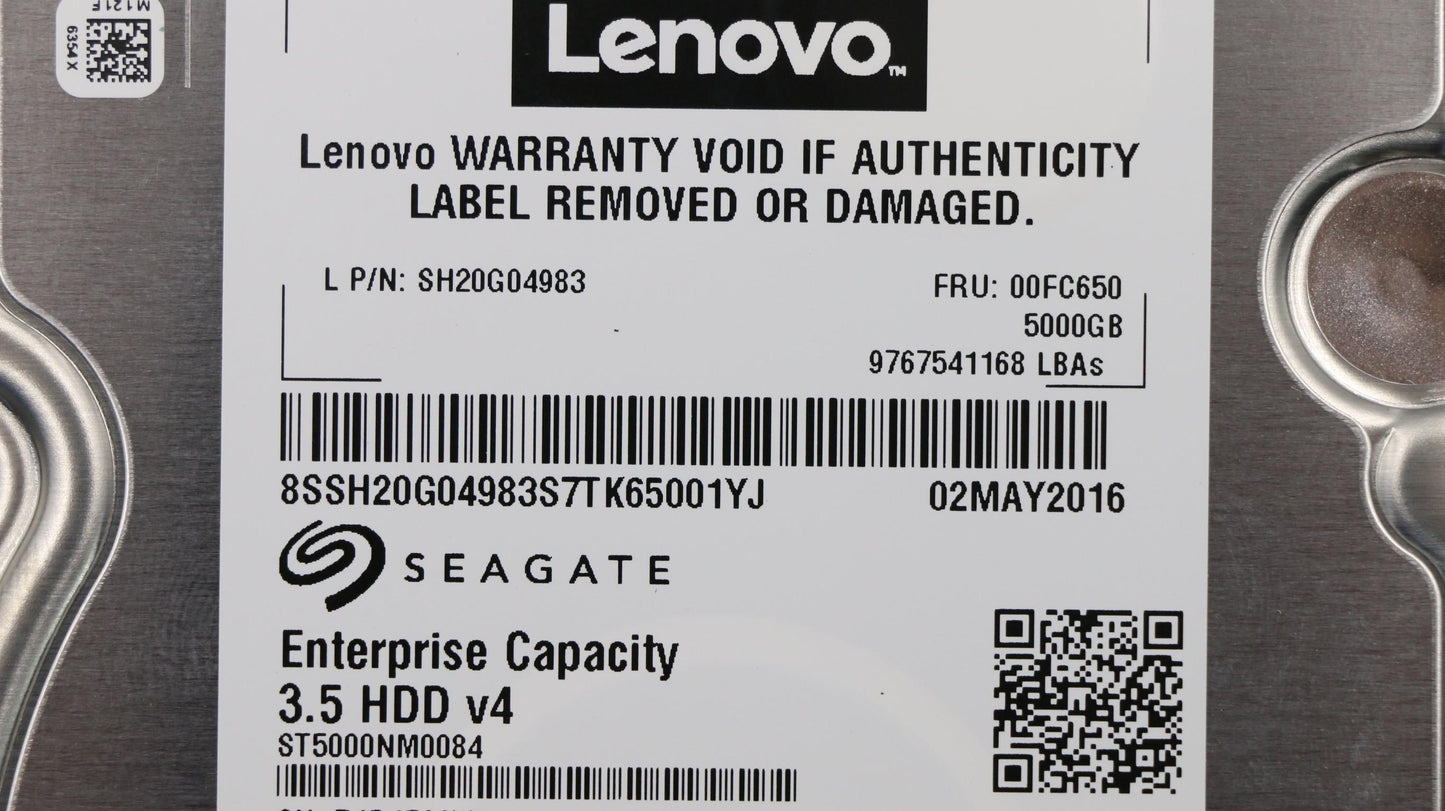 Lenovo Hd Hard Drives - 00FC650