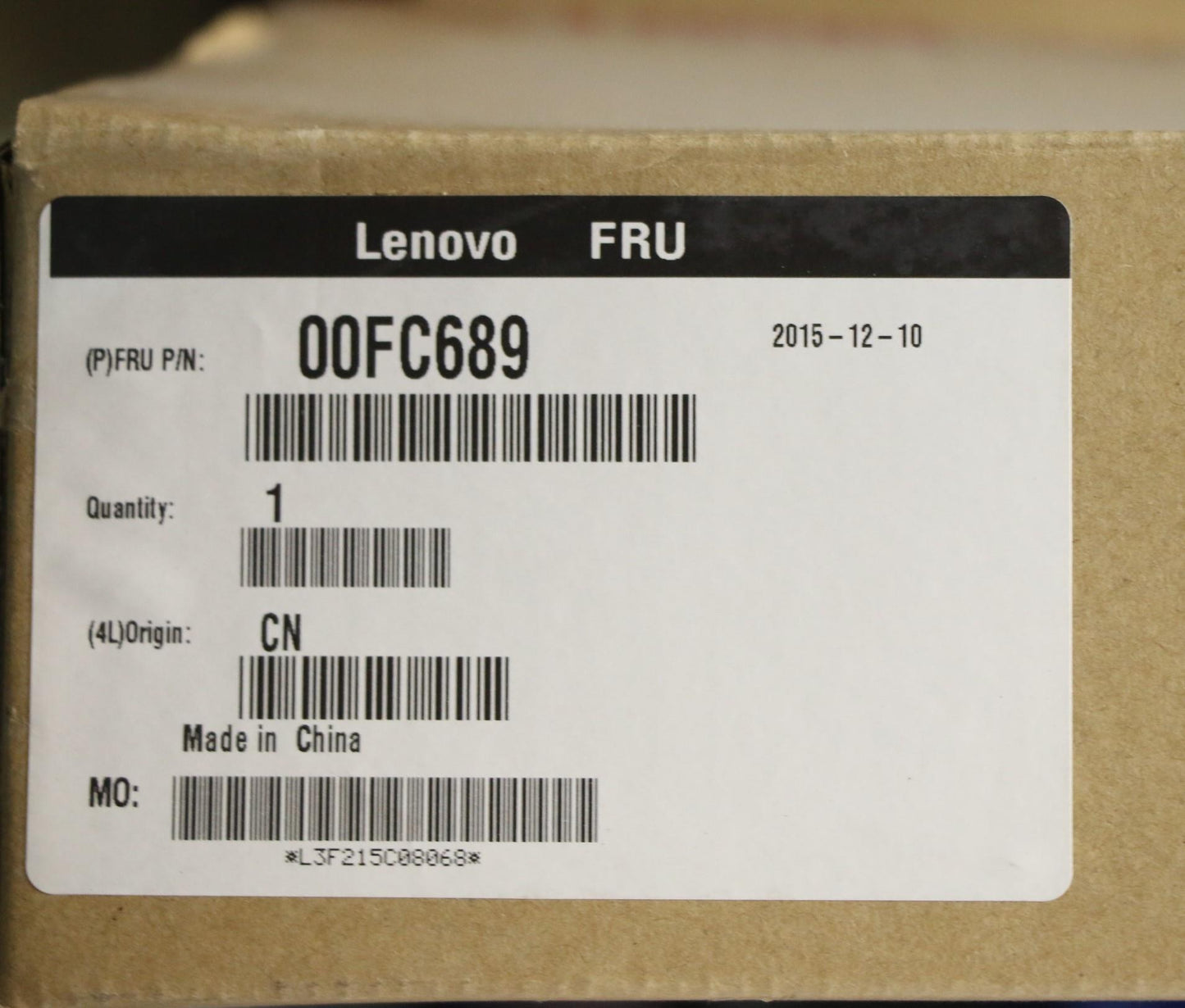 Lenovo Mech Asm - 00FC689