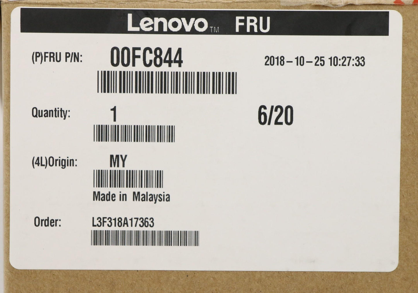 Lenovo 00FC844 Pu Processors