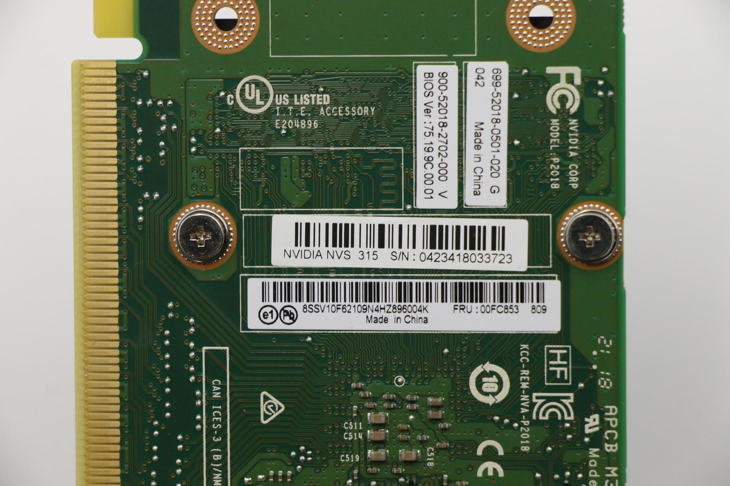 Lenovo 00FC853 Vc Video Cards