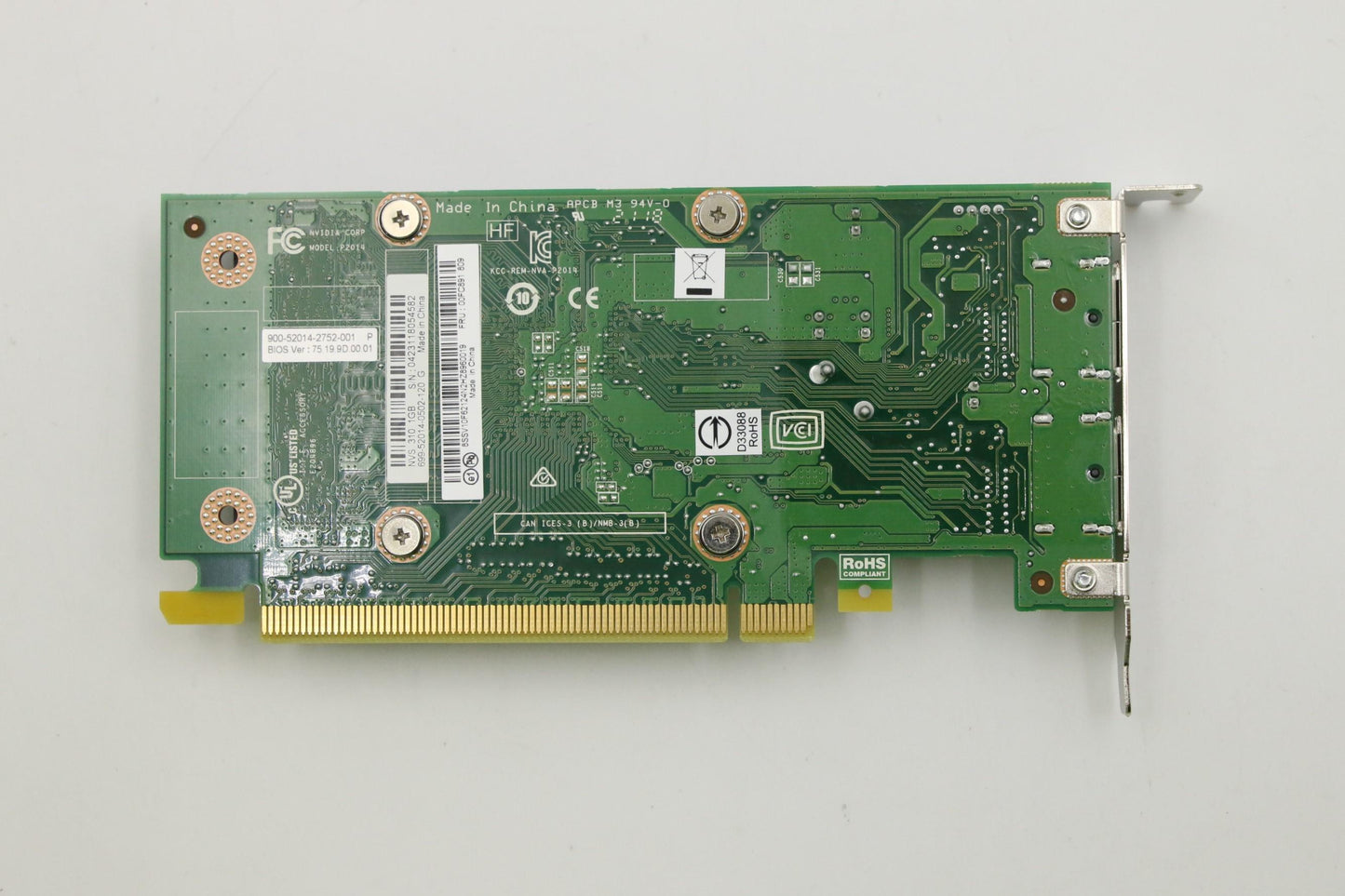 Lenovo Video Card Nvs310(Dpx2) 1Gb Dd - 00FC891