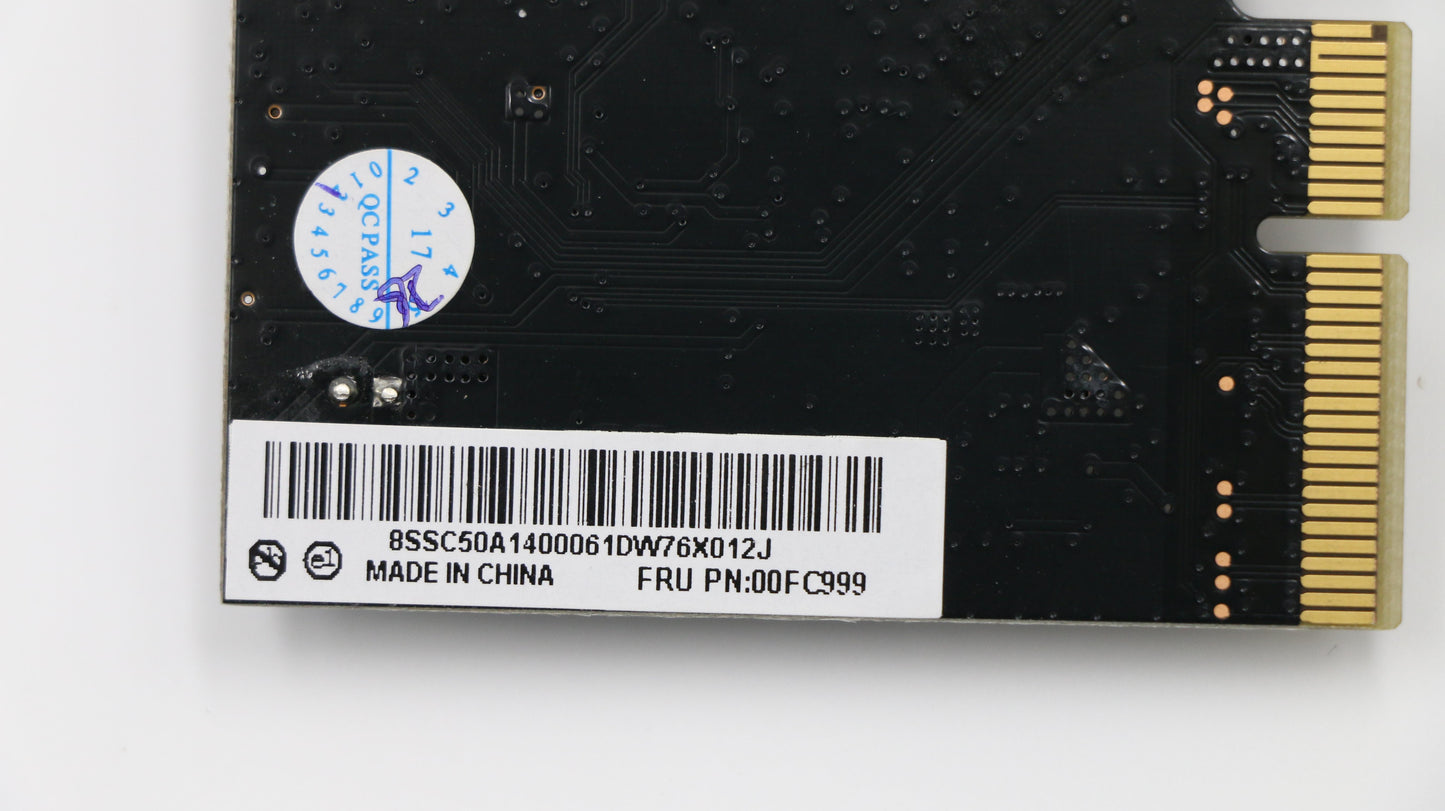 Lenovo (00FC999) Rear USB 3.1 Type-C PCIe FH Adapter