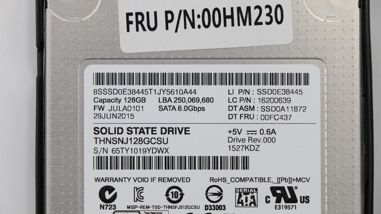 Lenovo Sd Solid State Drives - 00HM230