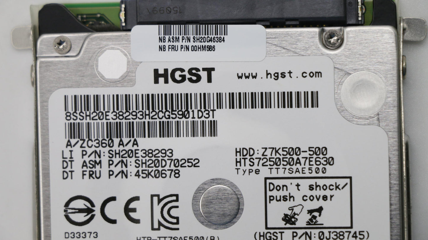 Lenovo Hd Hard Drives - 00HM586