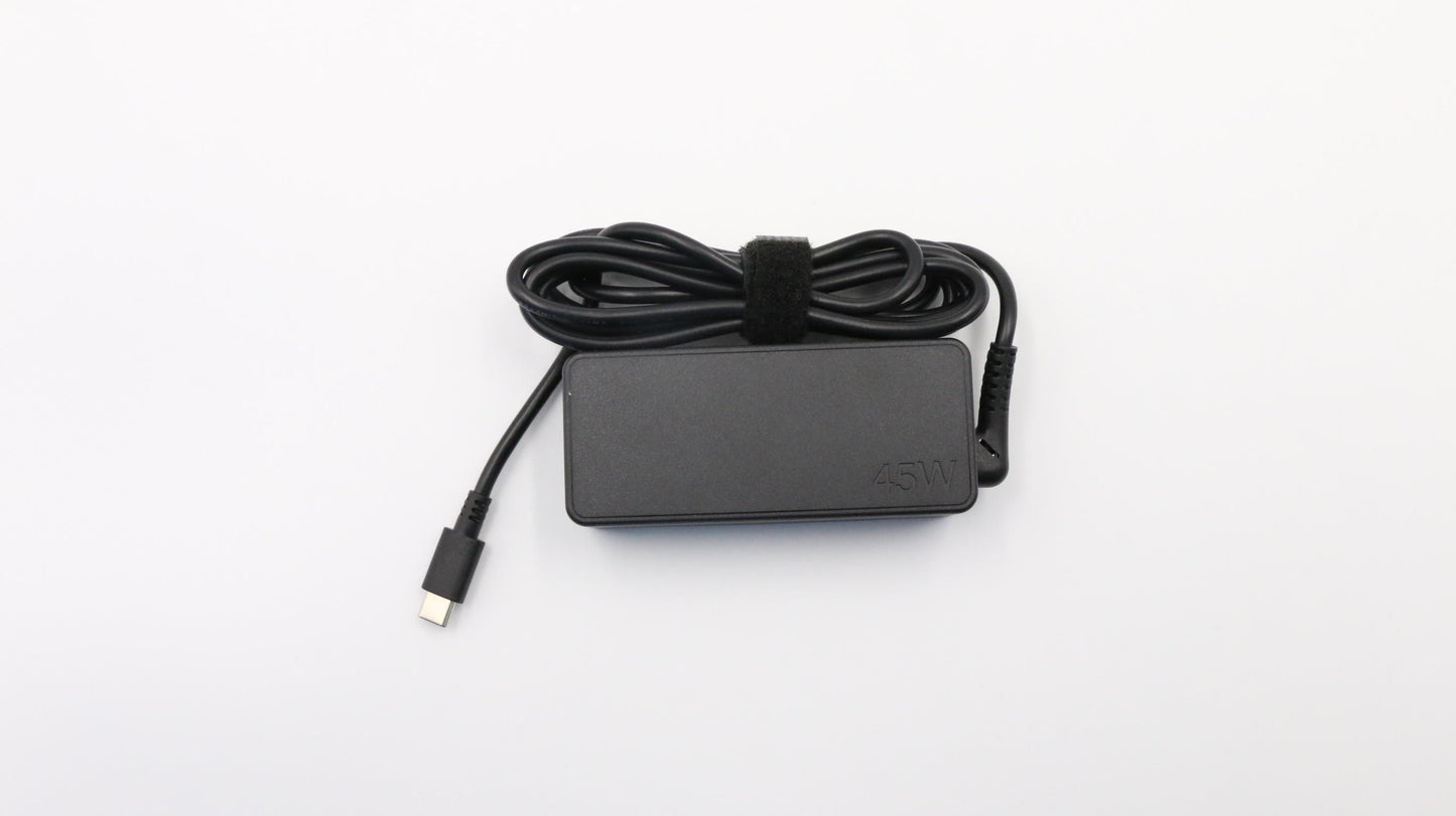 Lenovo (00HM666) AC Adapter, Type-C, 45W, 2 Pin, Black