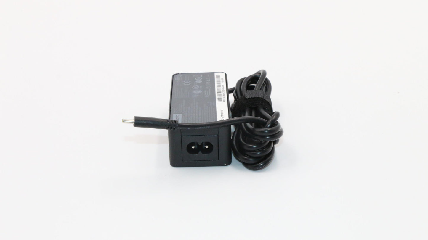 Lenovo (00HM666) AC Adapter, Type-C, 45W, 2 Pin, Black