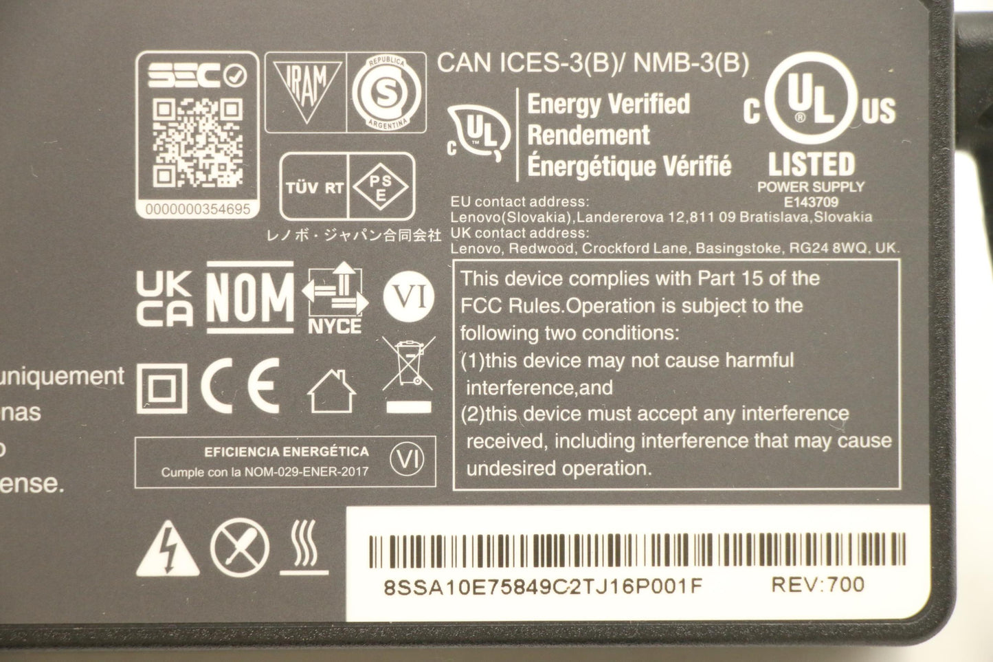Lenovo Ac Adapter - 00HM671