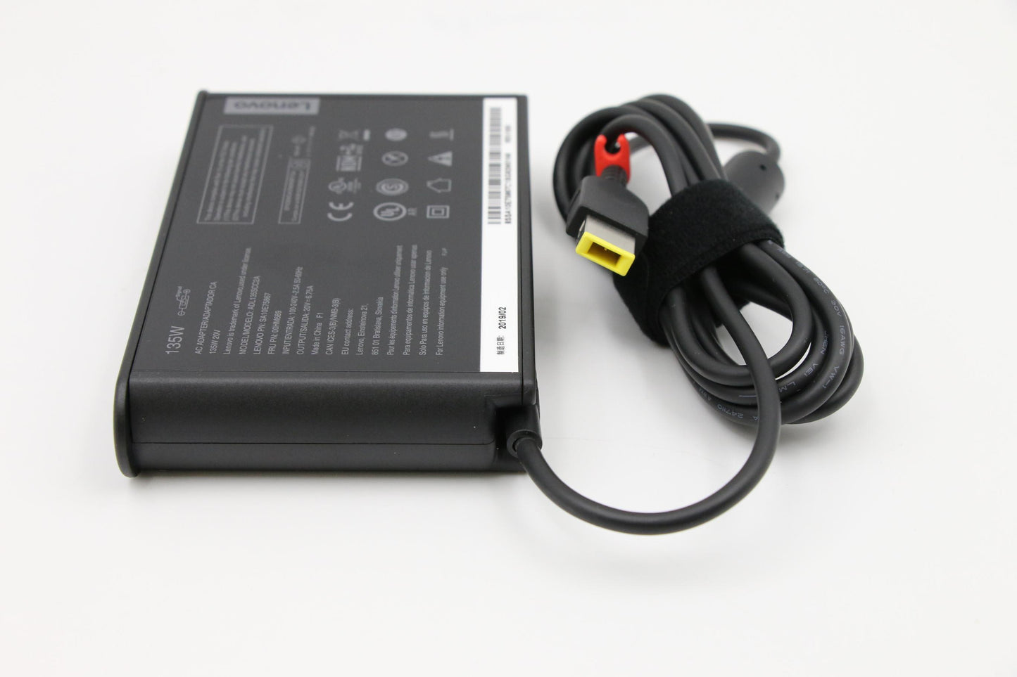 Lenovo (00HM689) AC Adapter, Rectangle, 135W, 2-Prong, Black