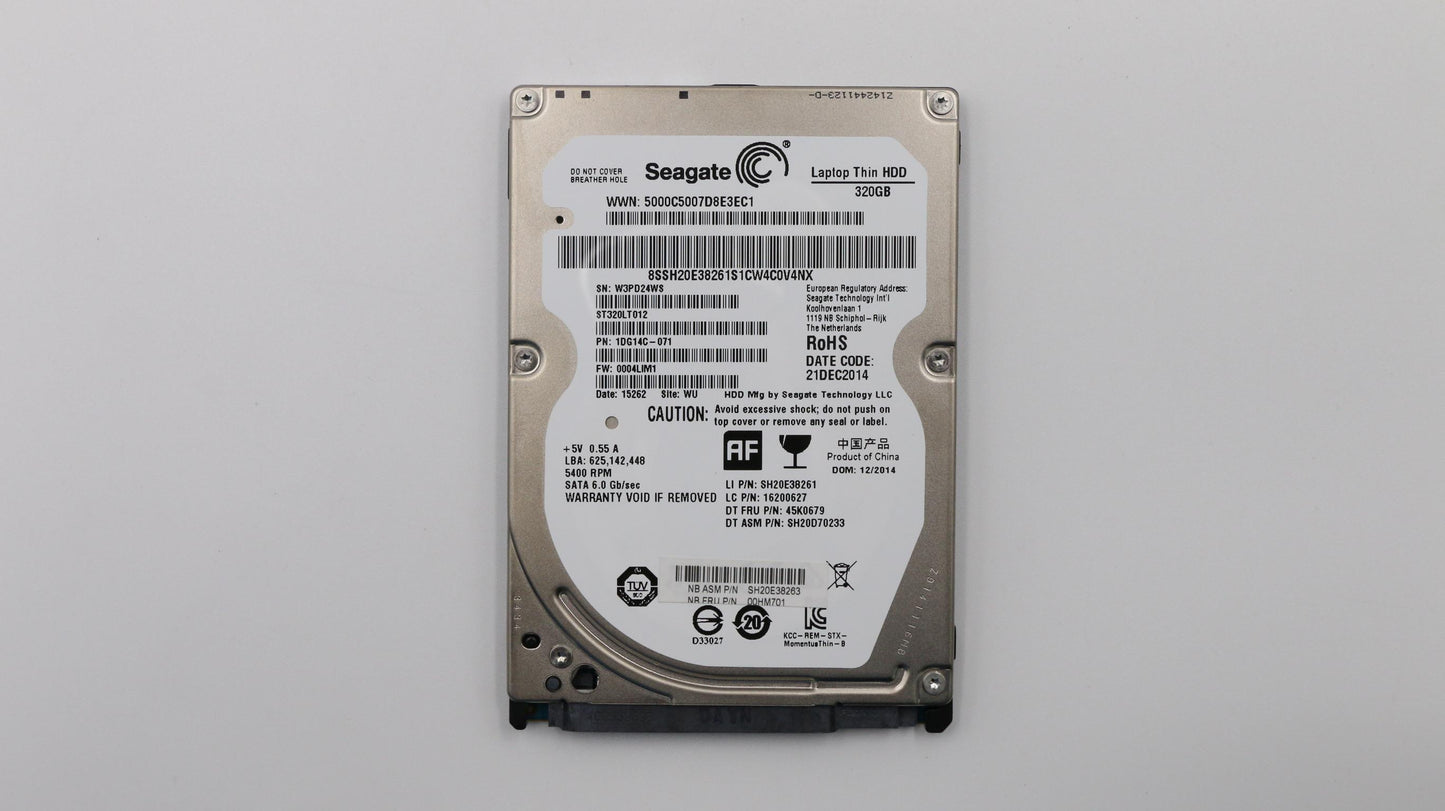 Lenovo Hard Drive Hdd,320G,5400,7Mm,S - 00HM701