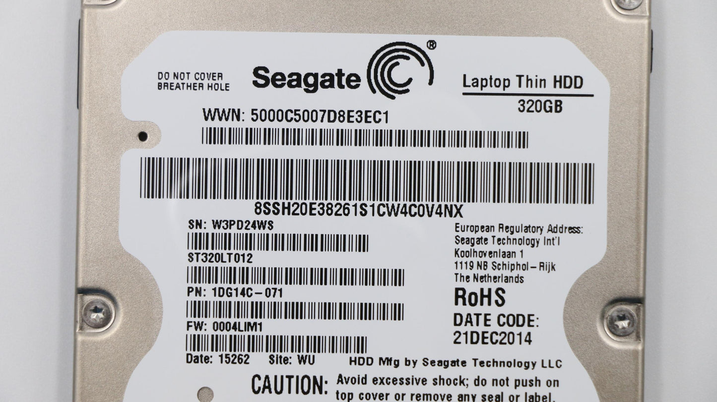 Lenovo Hard Drive Hdd,320G,5400,7Mm,S - 00HM701