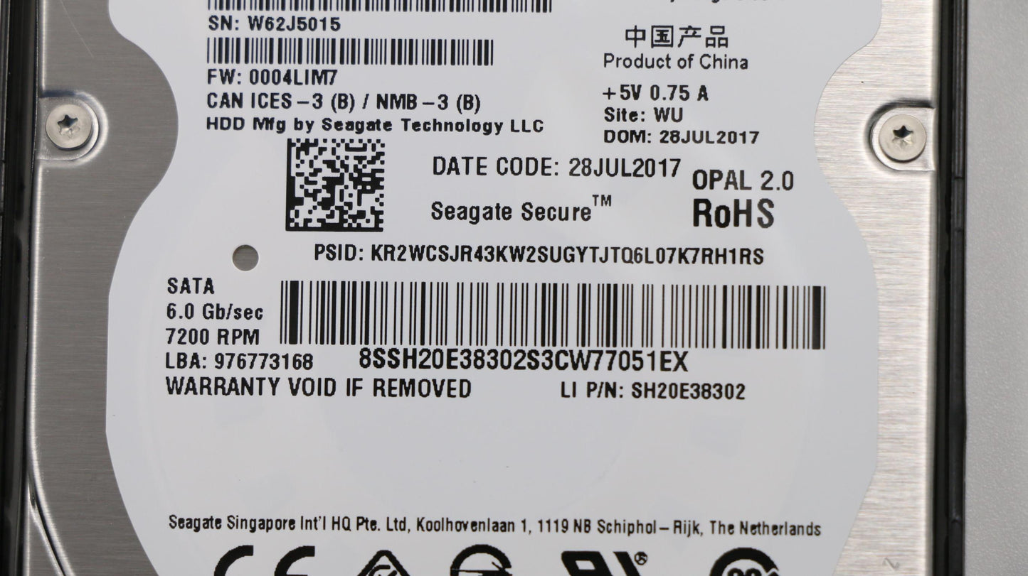 Lenovo 00HM720 Hd Hard Drives