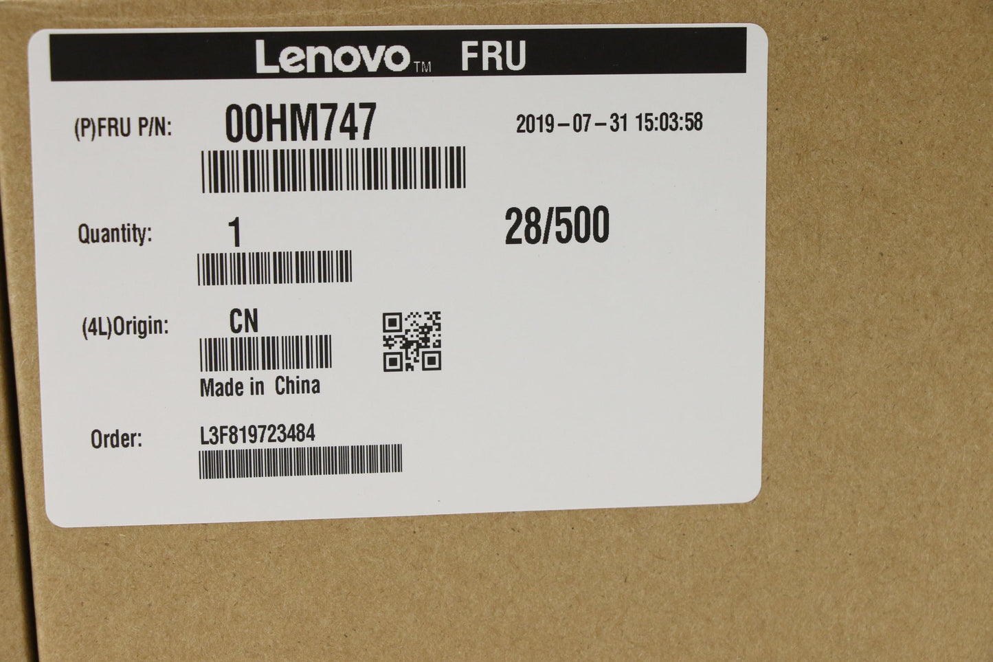 Lenovo Hdd,1Tb,5400,7Mm,Seag,Sata,Std - 00HM747