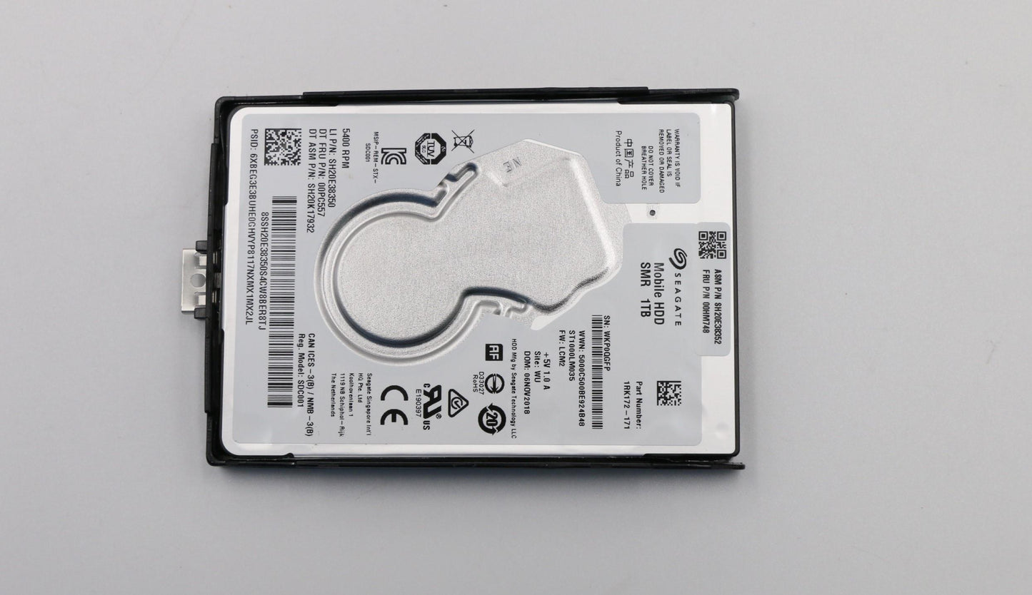 Lenovo 00HM748 Hdd, 1Tb, 5400, 7Mm, Seag, Sat