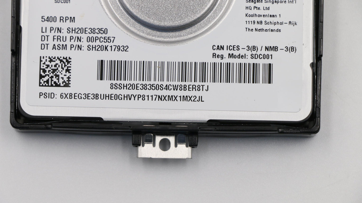 Lenovo 00HM748 Hdd, 1Tb, 5400, 7Mm, Seag, Sat